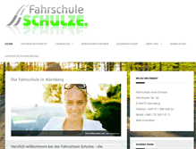 Tablet Screenshot of fahrschule-schulze.info